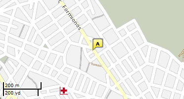 Location of business on map
