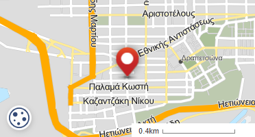 Location of business on map