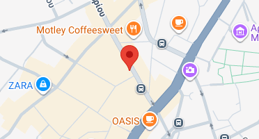 Location of business on map