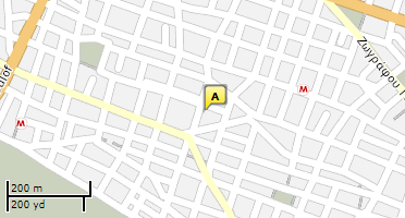 Location of business on map