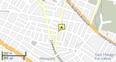Location of business on map