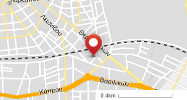 Location of business on map