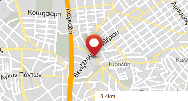 Location of business on map