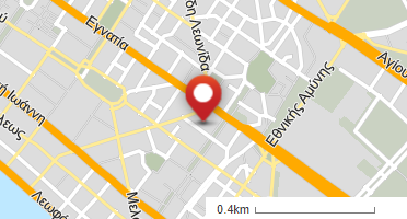 Location of business on map