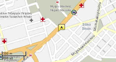 Location of business on map
