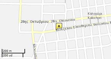 Location of business on map