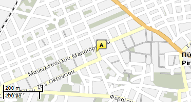 Location of business on map