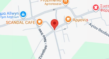 Location of business on map