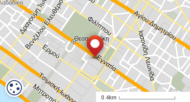 Location of business on map