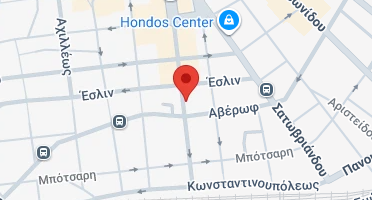 Location of business on map
