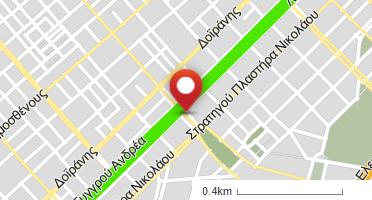 Location of business on map