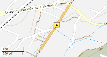 Location of business on map