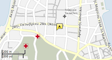 Χάρτης και σημείο της επιχείρησης