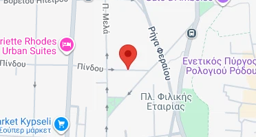 Location of business on map