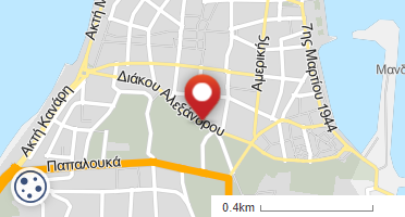 Location of business on map