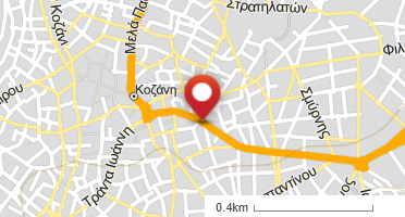 Location of business on map