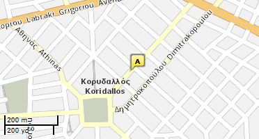 Location of business on map