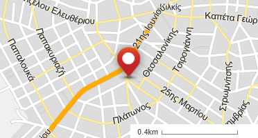 Location of business on map