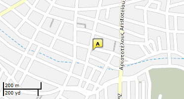 Location of business on map