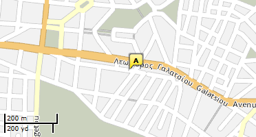Location of business on map