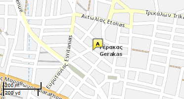 Location of business on map