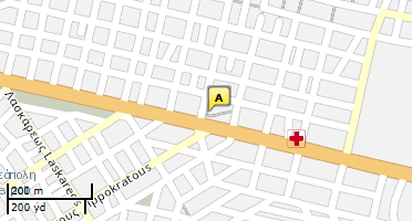 Location of business on map