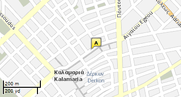 Location of business on map