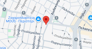 Location of business on map