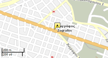 Location of business on map