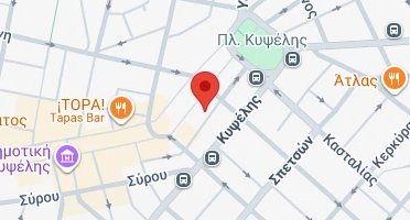 Location of business on map