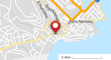 Location of business on map