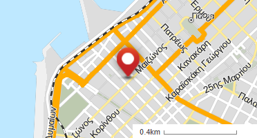 Location of business on map