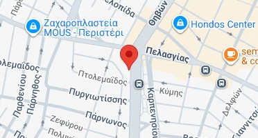 Location of business on map