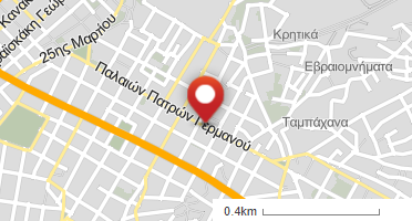 Location of business on map