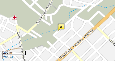 Location of business on map
