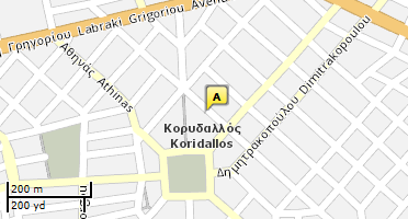 Location of business on map