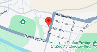 Location of business on map