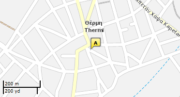 Location of business on map