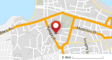 Location of business on map