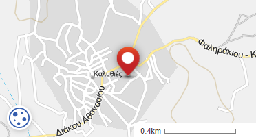 Location of business on map