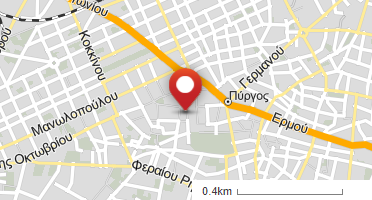 Location of business on map