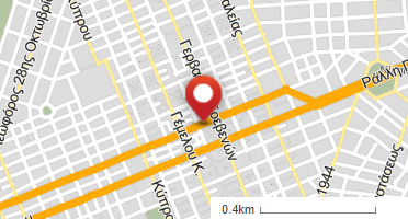 Location of business on map