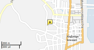 Location of business on map