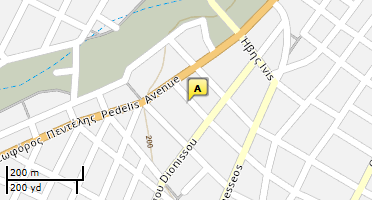 Location of business on map