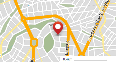 Location of business on map