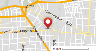 Location of business on map