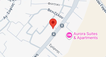 Location of business on map