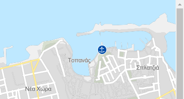 Location of business on map