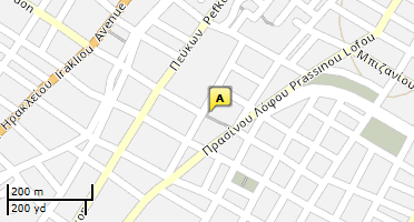 Location of business on map