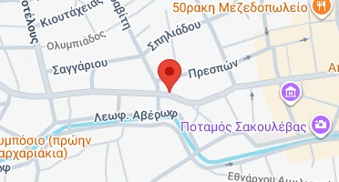 Location of business on map